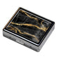 Silver Vintage Pill Box 7 Day Metal Pill Box with Mirror and 8 Compartments Cute Travel Pill Organizer for Purse (8 Count)