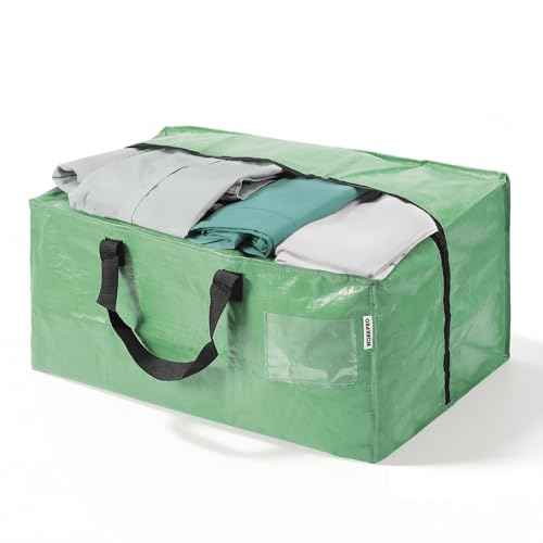 1 Pack Extra Large Moving Bags with Backpack Straps & Handles