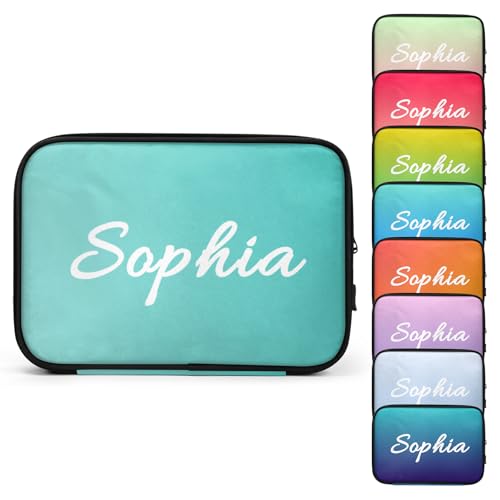 Personalized Electronics Organizer Travel Case Custom Name Cord Storage Bag Tech Accessories Pouch for Cable Charger Phone