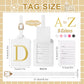 Personalized Initial Luggage Tags for Suitcase TSA Approved