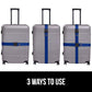 Heavy Duty Luggage Straps for Suitcase (2 Count)