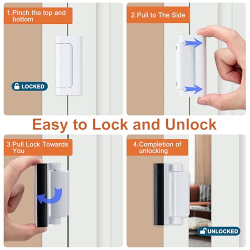 2 Pack Home Security Door Lock (2 Count)