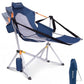 Hammock Camping Chair with Footrest & Breathable Mesh Back 400 lbs