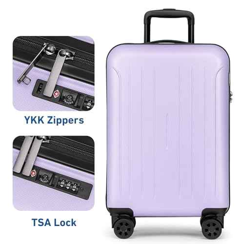 Carry on luggage 22x14x9 Airline Approved Suitcase