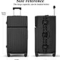 Super Large Aluminum Frame Zipperless Checked Luggage Front Pocket
