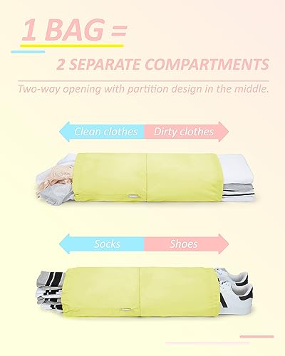 6 Set Compression Packing Cubes for Travel (6 Count)
