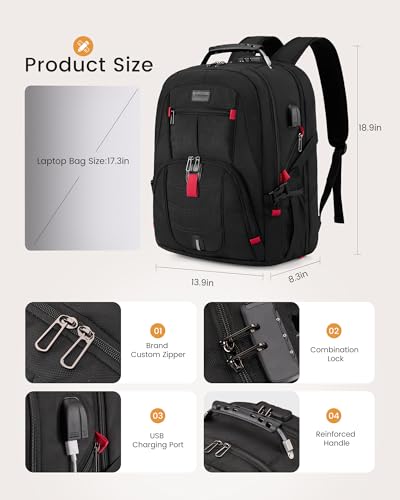 Large Laptop Backpack for Men