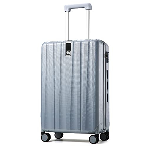 24 Inch Luggage Suitcases With Spinner Wheels Lightweight PC Hard Shell Rolling Suitcase With Travel Lock