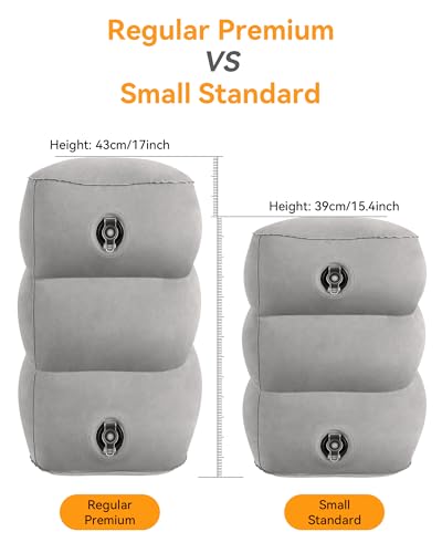 Inflatable Foot Rest Pillow for Travel