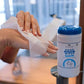 4 Pack Hand Sanitizing Wipes, Alcohol Free 300 Count Canister Disposable Hand Sanitizer Wipes, Fresh Scent, Lint Free & Durable