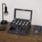 10 Slot Watch Box in Leather with Valet Drawer