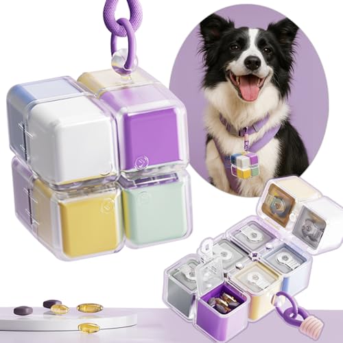 Daily Pill Organizer with 8 Compartments