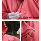 Unisex Rain Poncho Hooded Waterproof Raincoat for Adults Women