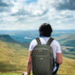 18" Travel Backpack Airlines Approved Personal Item Bag Women Grey Green