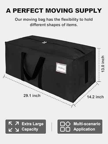 Supports 200lbs Heavy Duty Moving Bags (8 Count)