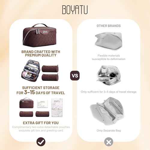 Travel Makeup Bag (3 Count)