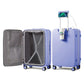 Large Checked Luggage with Cup Phone Holder and Charger Hard Shell Suitcases with Spinner Wheels