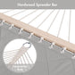 Patio Hammock with Spreader Bars and Detachable Pillow