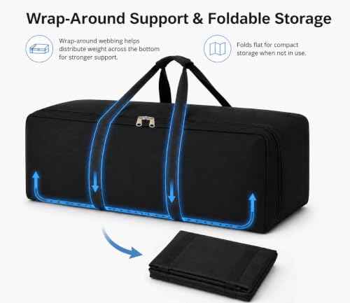 Extra Large Canvas Duffle Bag for Travel Heavy Duty Military Duffel