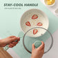Ceramic Nonstick Saucepan with Lid 1.5 QT