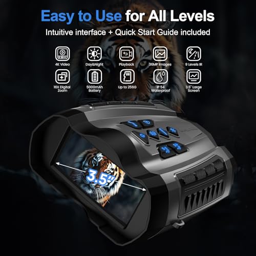 4K Night Vision Goggles for Adults