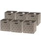 11 Inch Foldable Cube Storage Bins with Handles (24 Count)