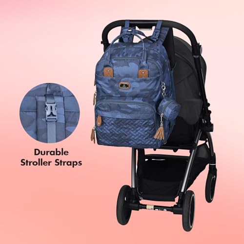 Diaper Bag Backpack with Portable Changing Pad