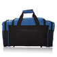 21" Blank Sports Duffle Bag Gym Bag Travel Duffel with Adjustable Strap in Royal Blue