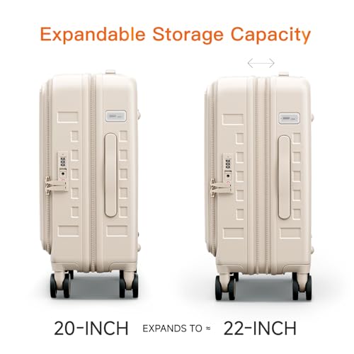 Expandable Lightweight PC Hard Shell Suitcase
