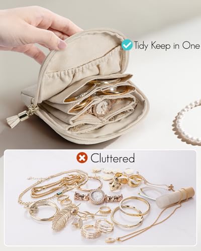 Small Travel Jewelry Case