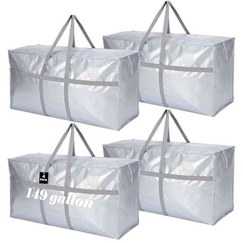 4 Pcs 149 Gallon Extra Large Moving Bags Heavy Duty Storage Bag (4 Count)