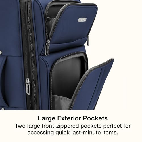 Anzio Softside Expandable Luggage with Spinner Wheels (3 Piece)