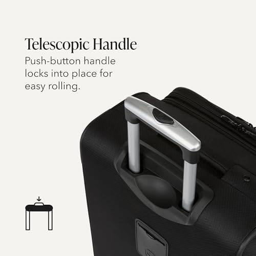Sion Softside Expandable Spinner Luggage Durable Lightweight Travel Suitcase