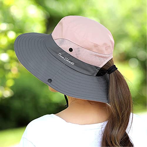 Women's Ponytail Safari Sun Hat