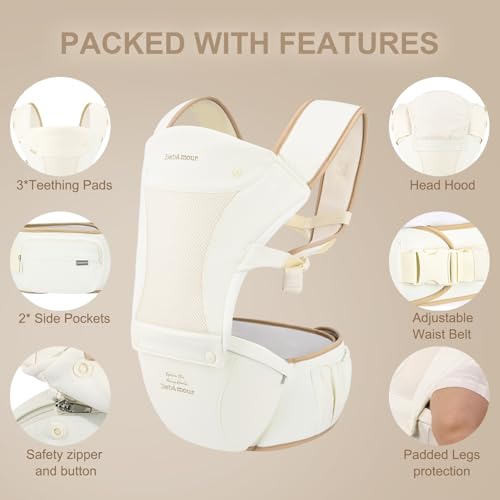 Baby Carrier with Hip Seat