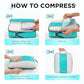 10 Set Compression Packing Cubes for Travel Essentials (10 Count)