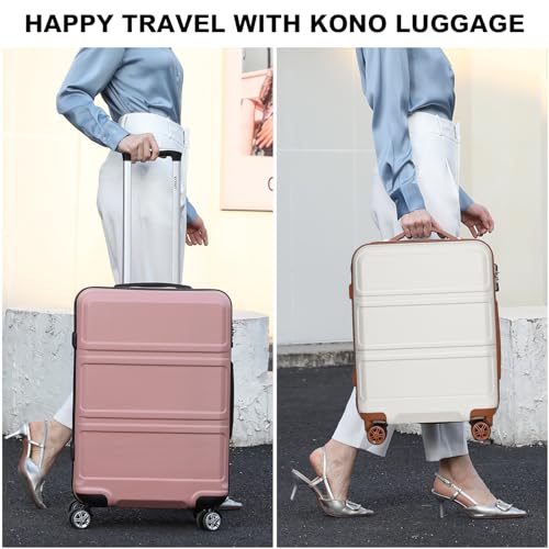 Suitcase Set 3 Piece Luggage Set Expandable with Spinner Wheels (6 Count)