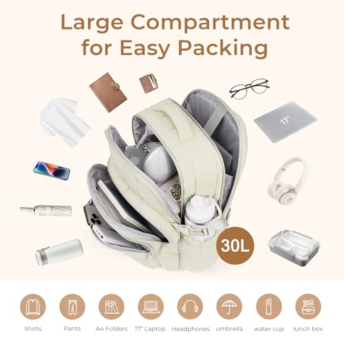 Quilted Backpack with RFID