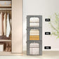 Baby Clothes Storage Bins with Metal Frame 27L 3 (3 Count)