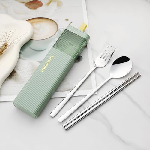 Travel Utensils with Case (4 Count)