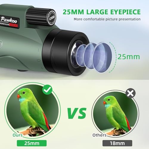 12x60 HD Monocular Telescope for Adults high Powered