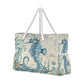 Large Beach Bags Totes Canvas Tote Shoulder Bag Soft Wave Water Resistant Bags for Gym Travel Daily Ocean
