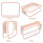 Clear Makeup Bags (6 Count)