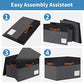 Storage Bins with Lids 6 Pack