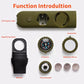 Multifunctional Survival Emergency Whistle for Kids with Compass Hiking Survival