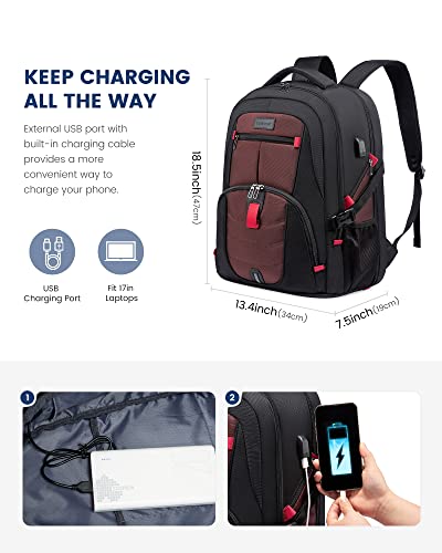 Large Laptop Backpack for Men