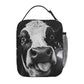 Cow Insulated Lunch Box for Women Men Cow Lunch Bag for Travel