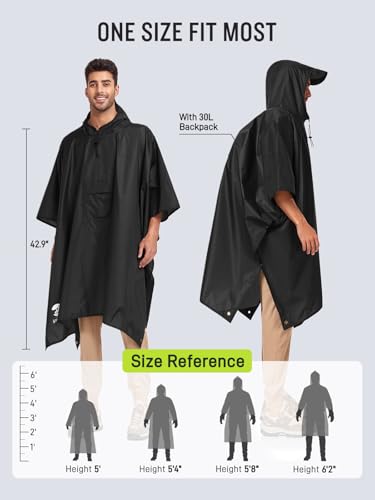 Double Layer Rain Poncho