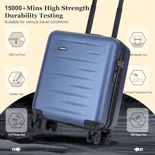 Expandable 16 Inch Underseat Carry On Luggage Airline Approved