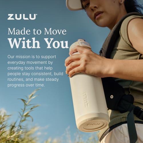 Powerfill Pro 24oz Stainless Steel Sip or Chug Water Bottle